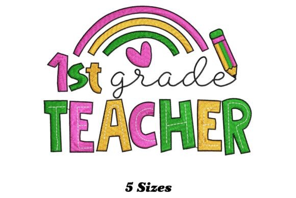 1st Grade Teacher Embroidery Design: A Craft Fair Review