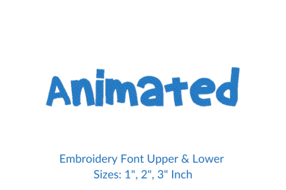 Animated Font Embroidery Design: Seasonal Stitching Magic