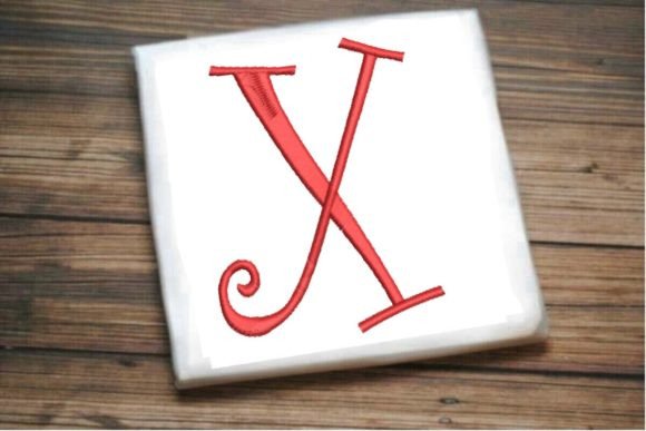 Beautiful Capital X Letter Monogram: Craft Fair Review