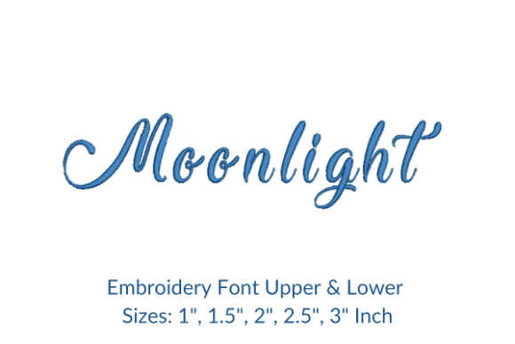 Moonlight Font Embroidery Design: A Craft Fair Essential?