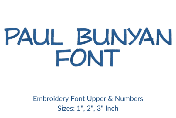 Paul Bunyan Fonts Embroidery Design: A Boutique Sweatshirt Review